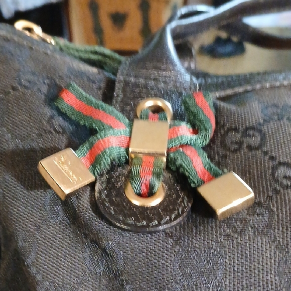 Gucci Black Monogram Handbag - Picture 2 of 16